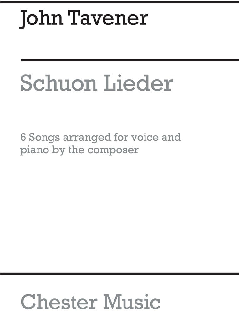Schuon Lieder